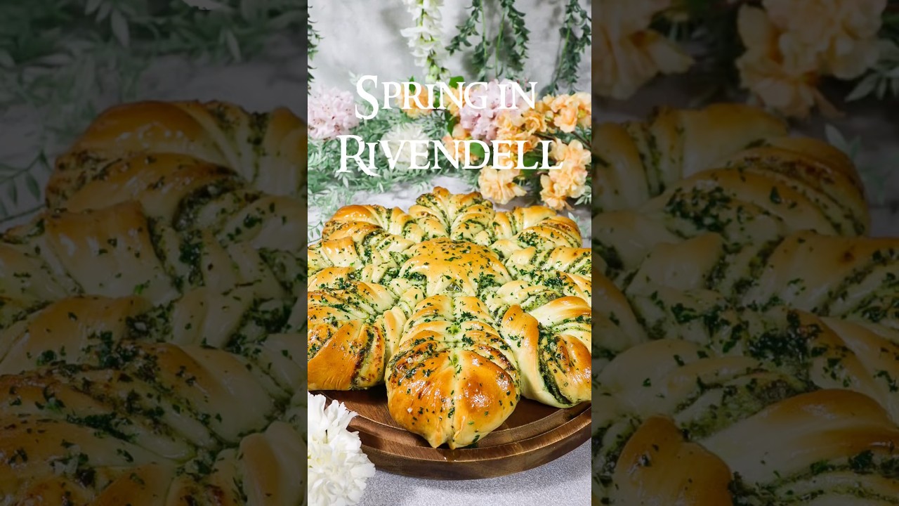 Spring in Rivendell🍃✨Spring Greens Star Bread