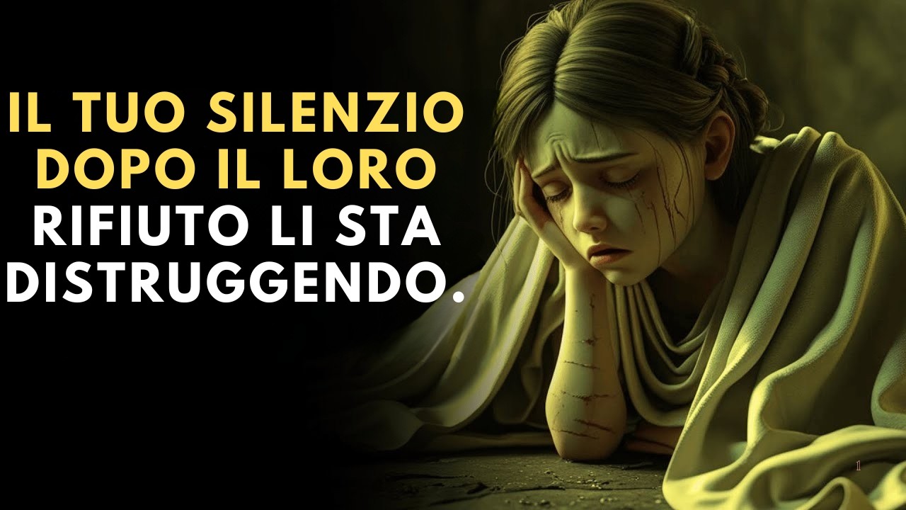 Il tuo silenzio dopo il loro rifiuto li sta uccidendo.