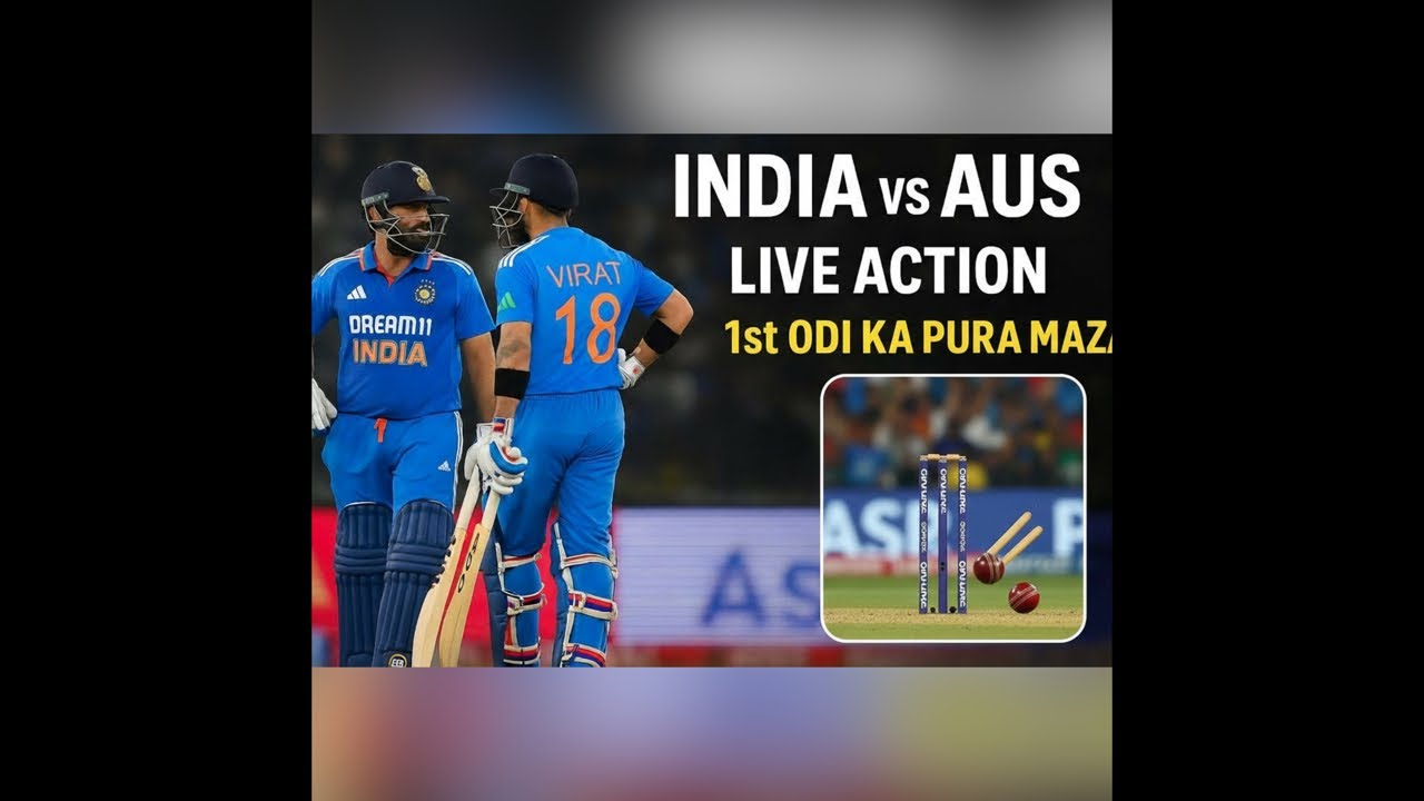 IND vs AUS 1st ODI LIVE | Rohit & Virat Ka Comeback | India vs Australia Match Live Discussion