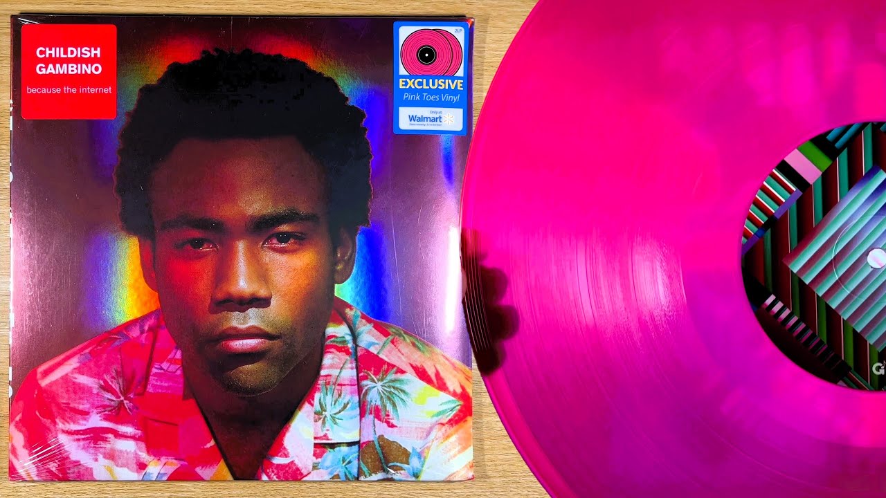 Childish Gambino - Because The Internet Pink Vinyl Unboxing