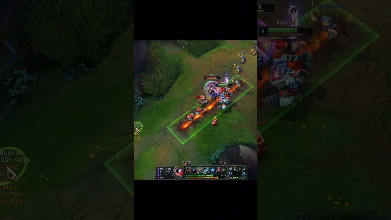 Rumble  vs Shen laning #shorts  #leagueoflegends  #rumble