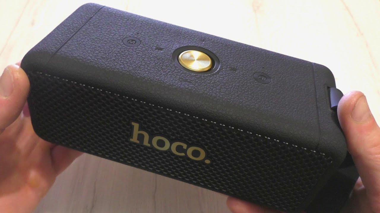 И НА ПОЛКУ ПОСТАВИТЬ НЕ СТЫДНО Bluetooth колонка Hoco HT1 Pro