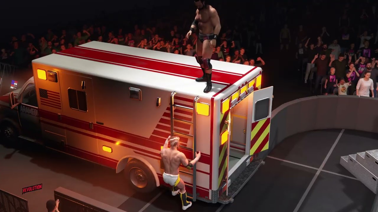 Drew Mcintyre vs Tyler Gray | Ambulance match | Revolution