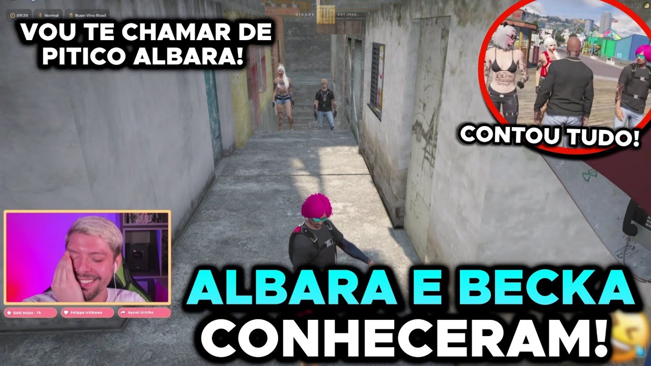 ALBARA PERGUNTOU SE CONNOR TEM ENVOLVIMENTO COM A BECKA | ALBARA E E BECKA SE ENCONTRARAM!!!! PUDIM