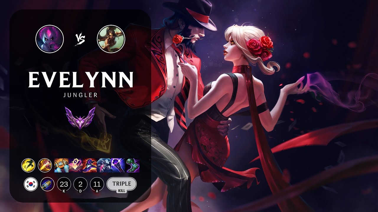 Evelynn Jungle vs Nidalee - KR Master Patch 13.19