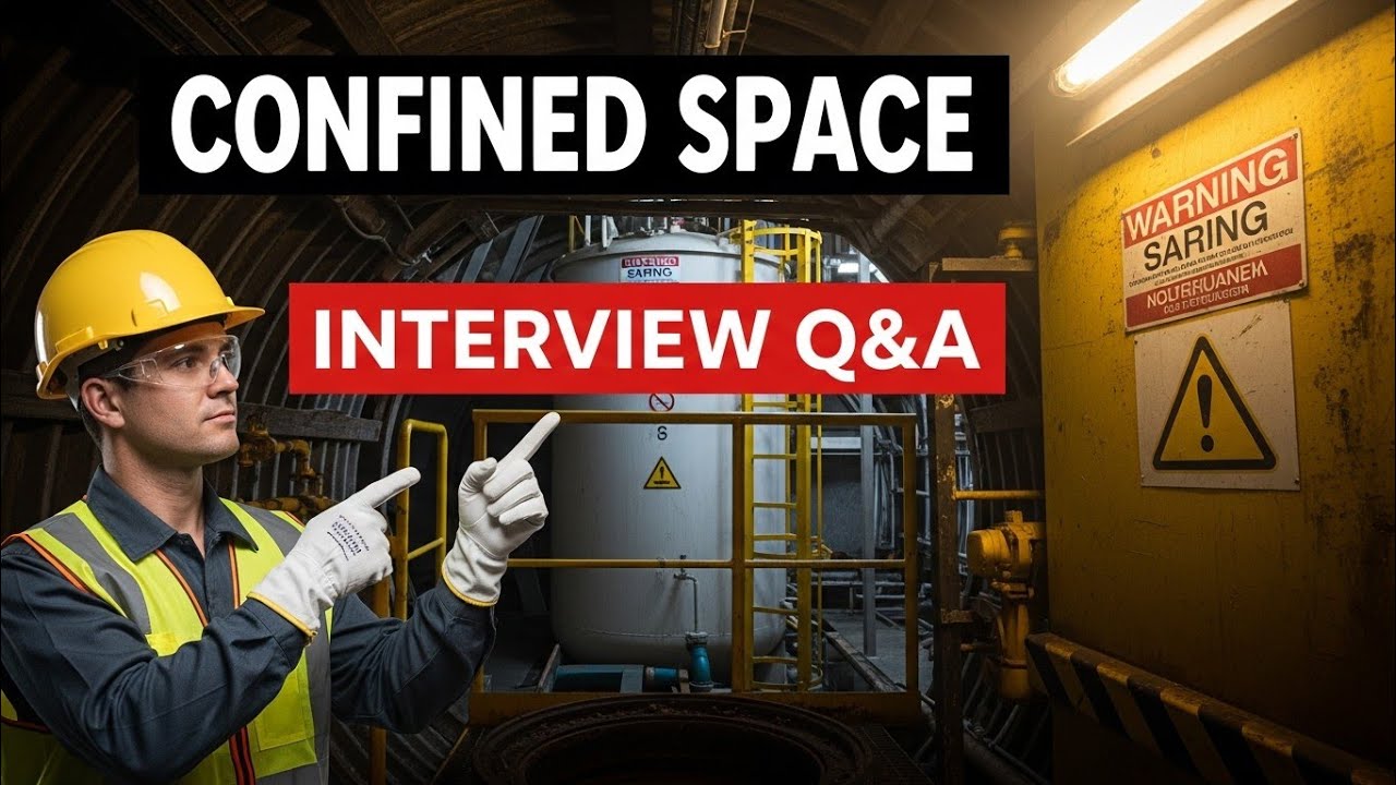 Top 15 Confined Space Safety Interview Questions | HSE Officer Job Interview Guide