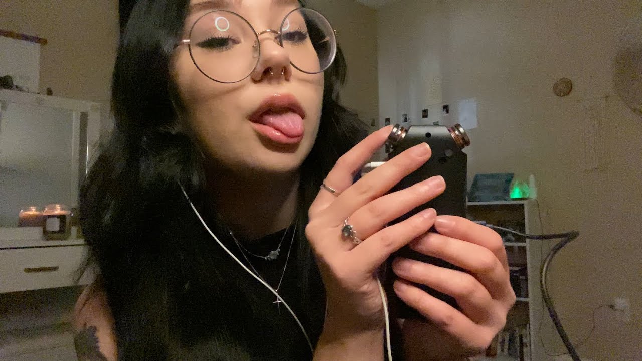 ASMR Tascam Mic Triggers (Gripping, Mouth Sounds, Touching…)