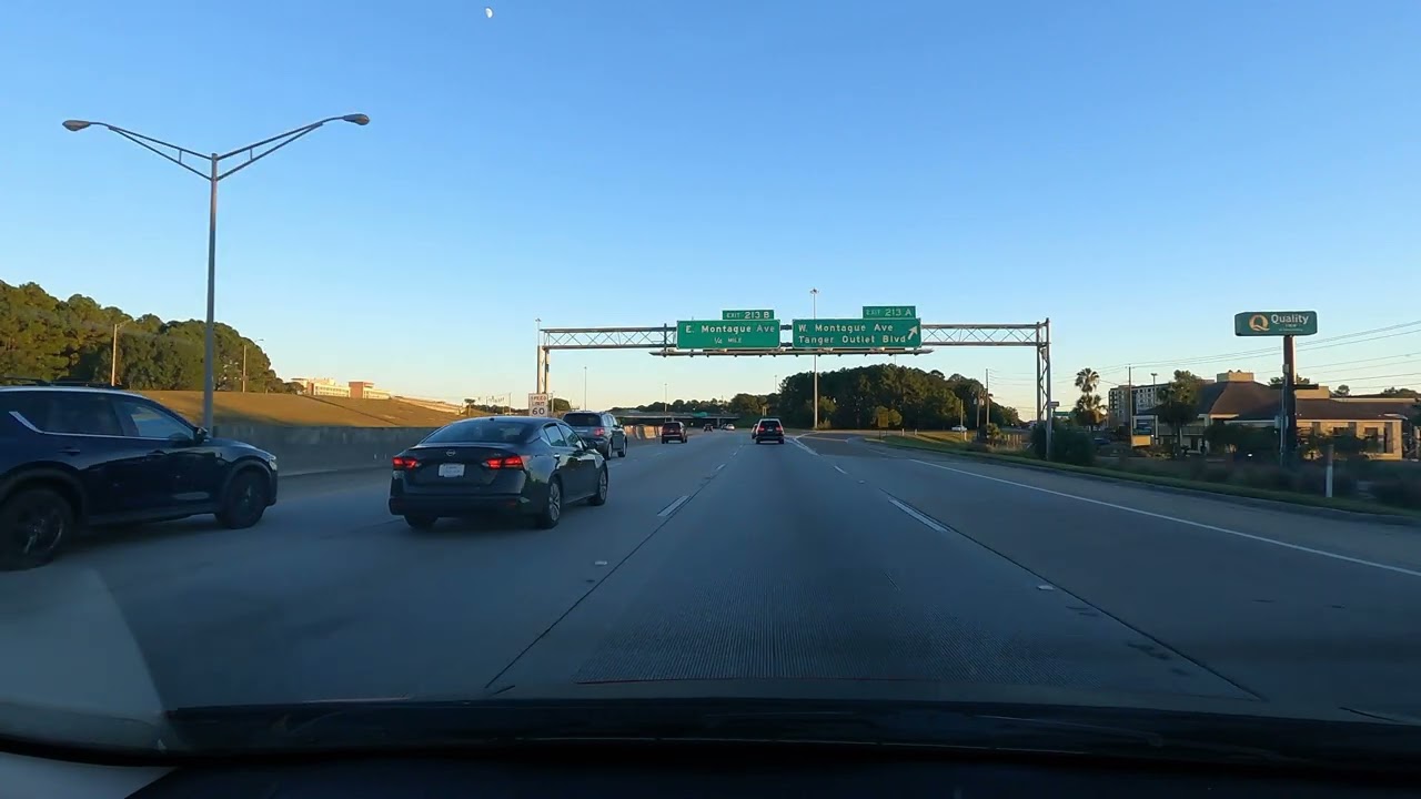 Evening Drive in South Carolina -- North Charleston, Rivers Avenue, i26, sc 7 south, West Ashley 🚗