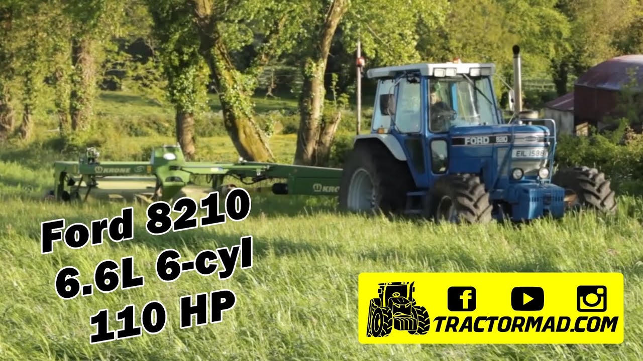 8210 Ford Mowing Grass Plus More +