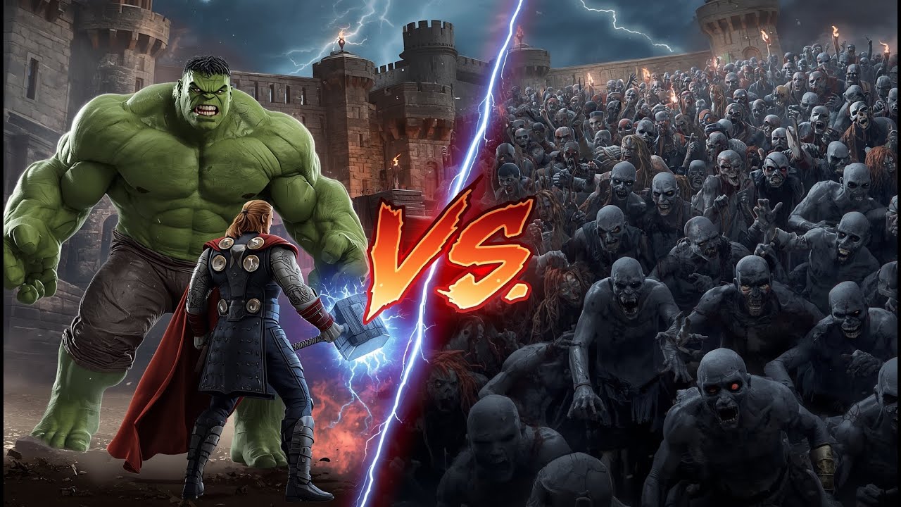 Hulk & Thor vs 1.000.000 Uruk-hai⚡💪 Episches Finale | UEBS 2
