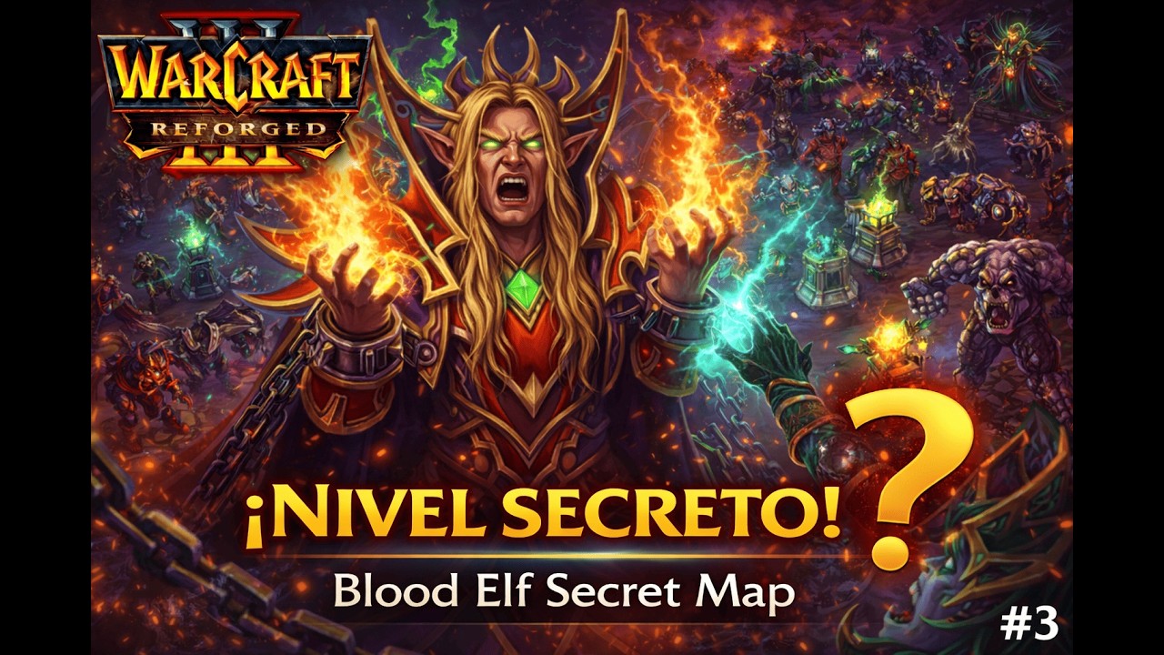 ¡EL NIVEL SECRETO DE KAEL’THAS! 😱 | Blood Elf Secret Map