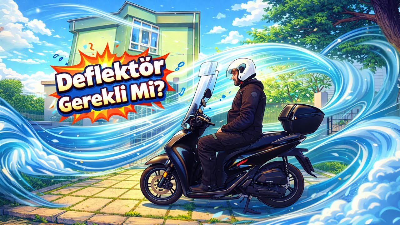 Motosiklet Deflektörü Gerçekten İşe Yarıyor mu?