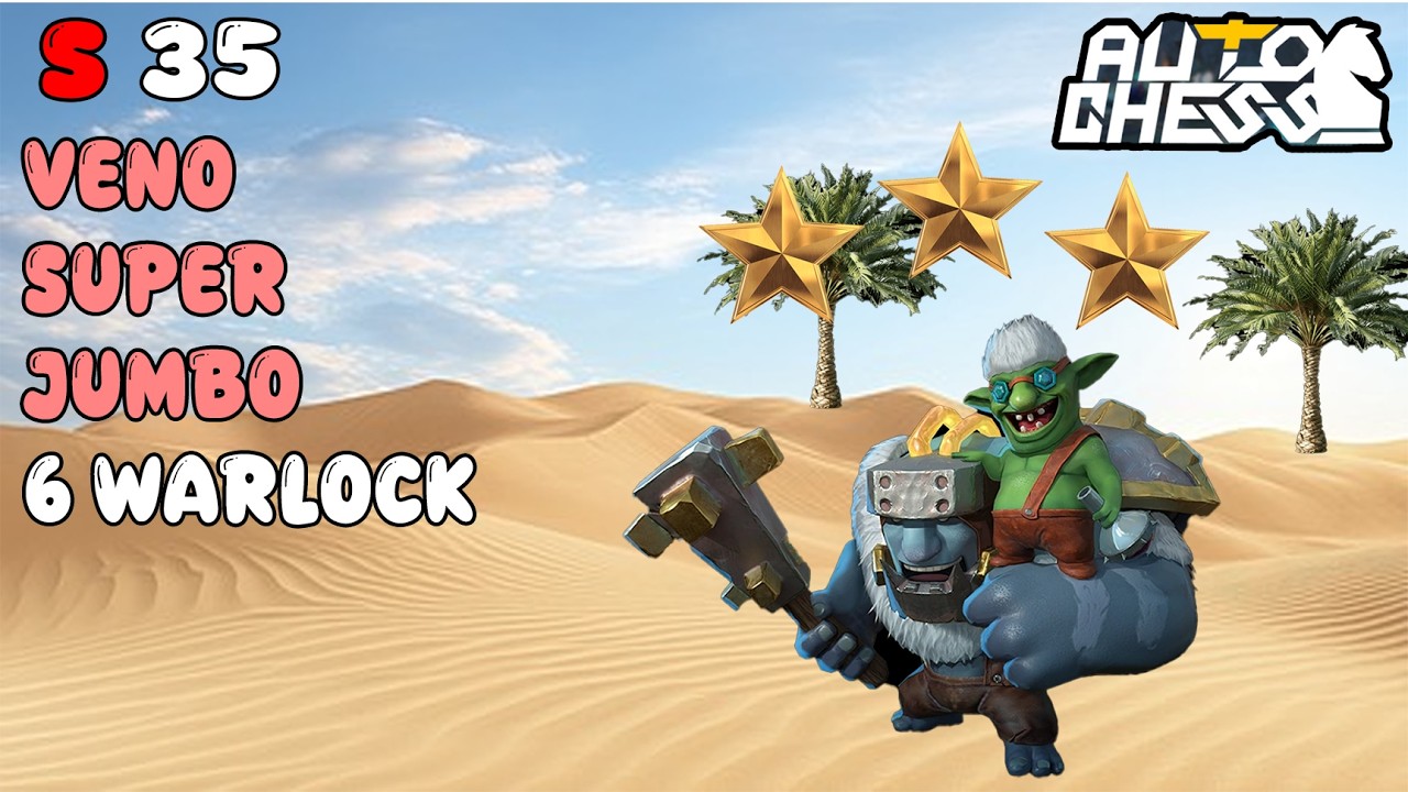 6 WARLOCK KIRA VENO JUMBO   ! AUTO CHESS INDONESIA