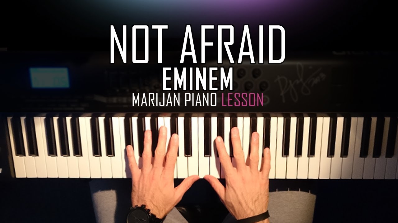 How To Play: Eminem - Not Afraid | Piano Tutorial Lesson + Sheets