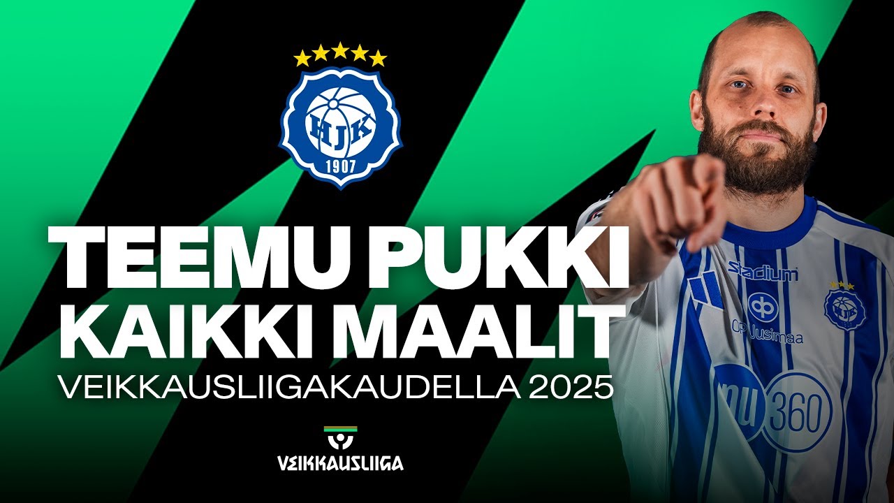 Teemu Pukki - kaikki maalit kaudelta 2025 | Veikkausliiga