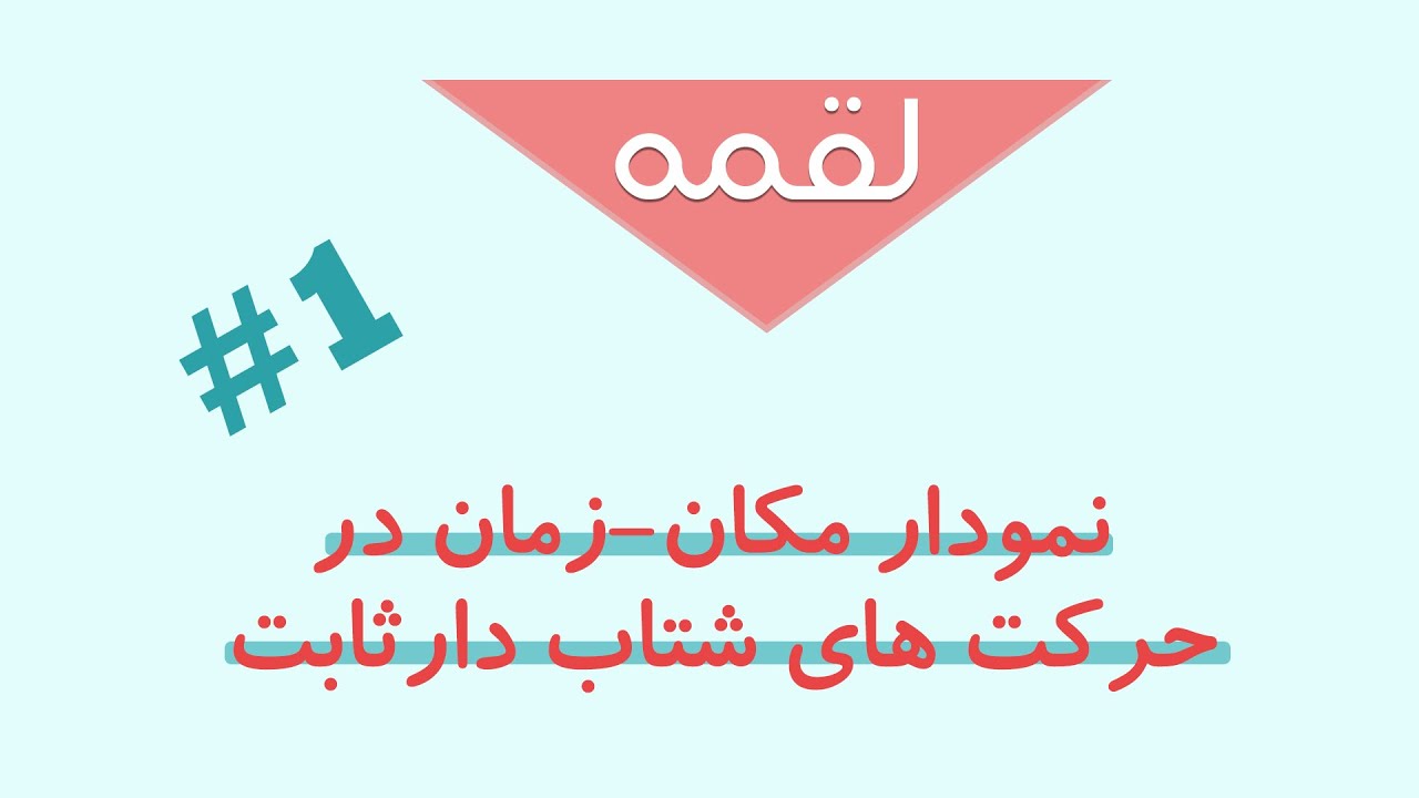 قسمت اول کلاس لقمه : مبحث نمودار مکان-زمان در حرکت های شتاب دار ثابت (فصل حرکت شناسی فیزیک دوازدهم)
