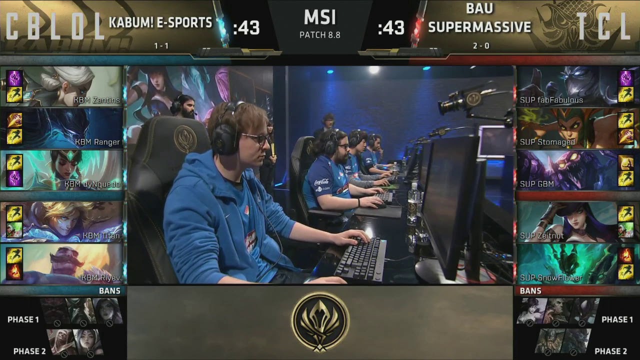 MSI 2018 Play In - KBM vs SUP - Day 2