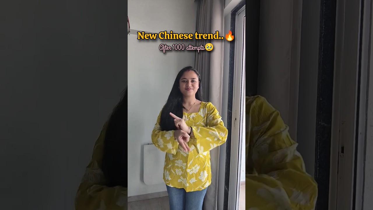 New Chinese trend🔥