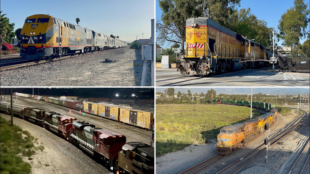 Railfanning West Colton and Pioneer Blvd