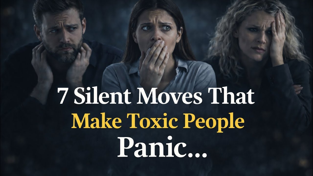 7 Silent Moves That Make Toxic People Panic 😌🧠 | Emotional Intelligence & Quiet Power Psychology