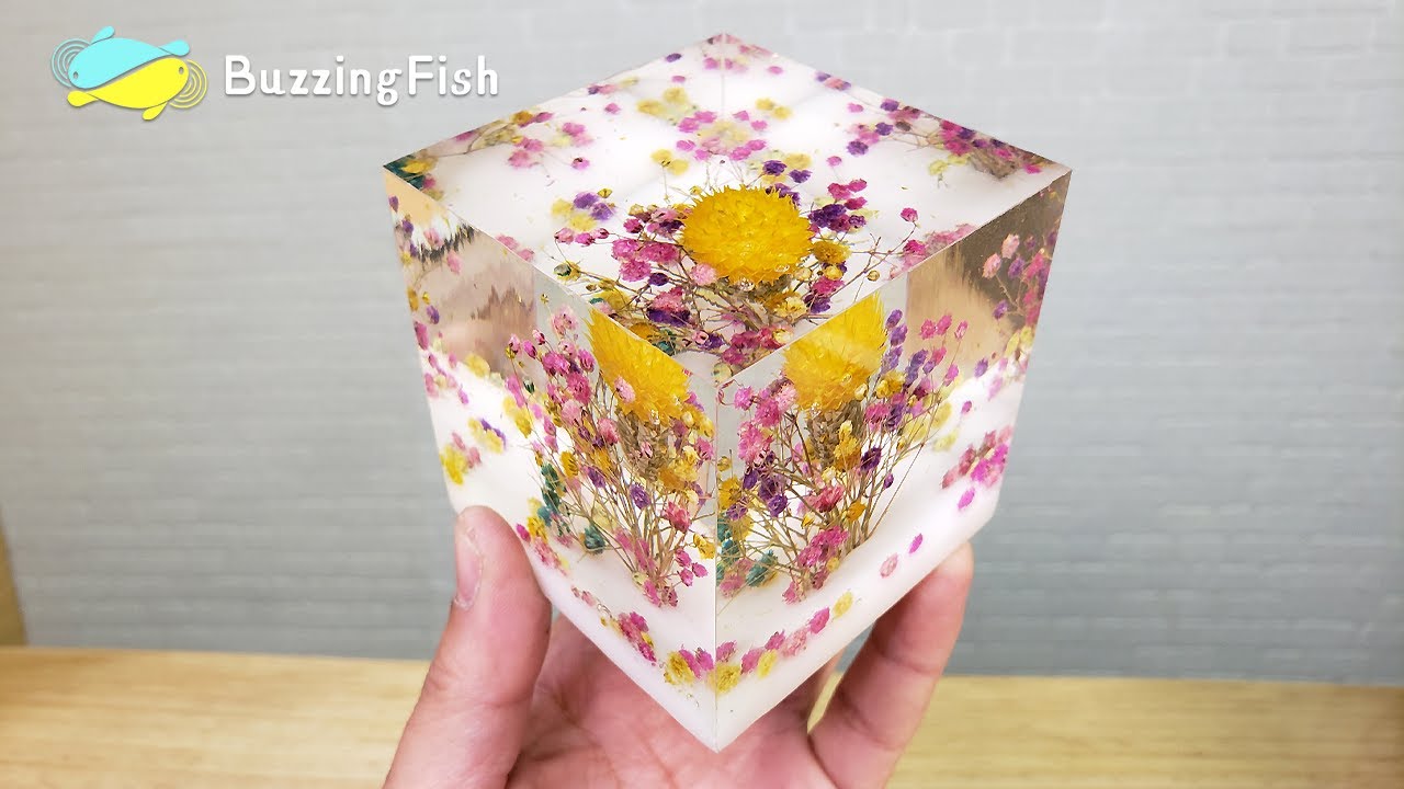 ЛЕГКО сделать своими руками. 🌼 Сухоцветы в декоре из смолы 🌼 | Смола Искусство