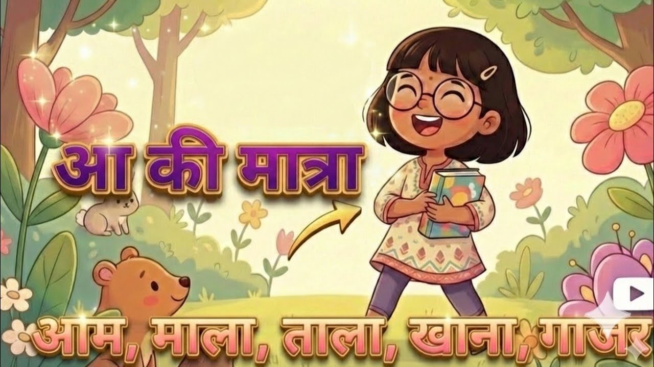 'आ' की मात्रा वाले शब्द | Learn Hindi for Kids | Aa Ki Matra | Hindi Reading Practice for Kids