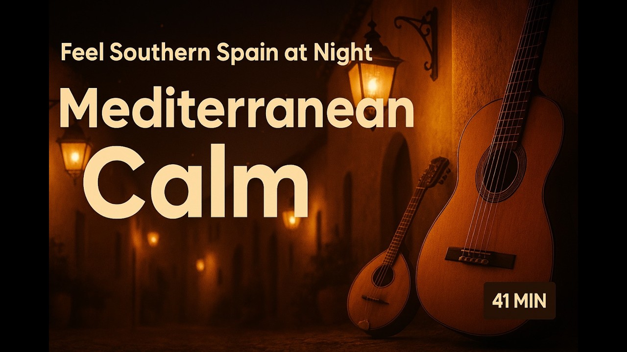 Southern Spain After Dark #2 🌊 41 Min Mediterranean Night Ambience