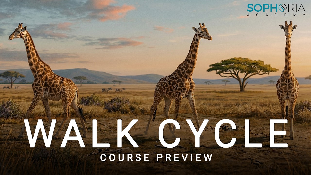 How to Animate a Giraffe Walk Cycle in Maya &mdash; Solving the Tallest Challenge
