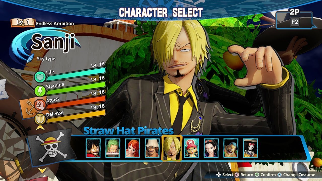 ONE PIECE: PIRATE WARRIORS 4 - Sanji Raid Suit Gameplay