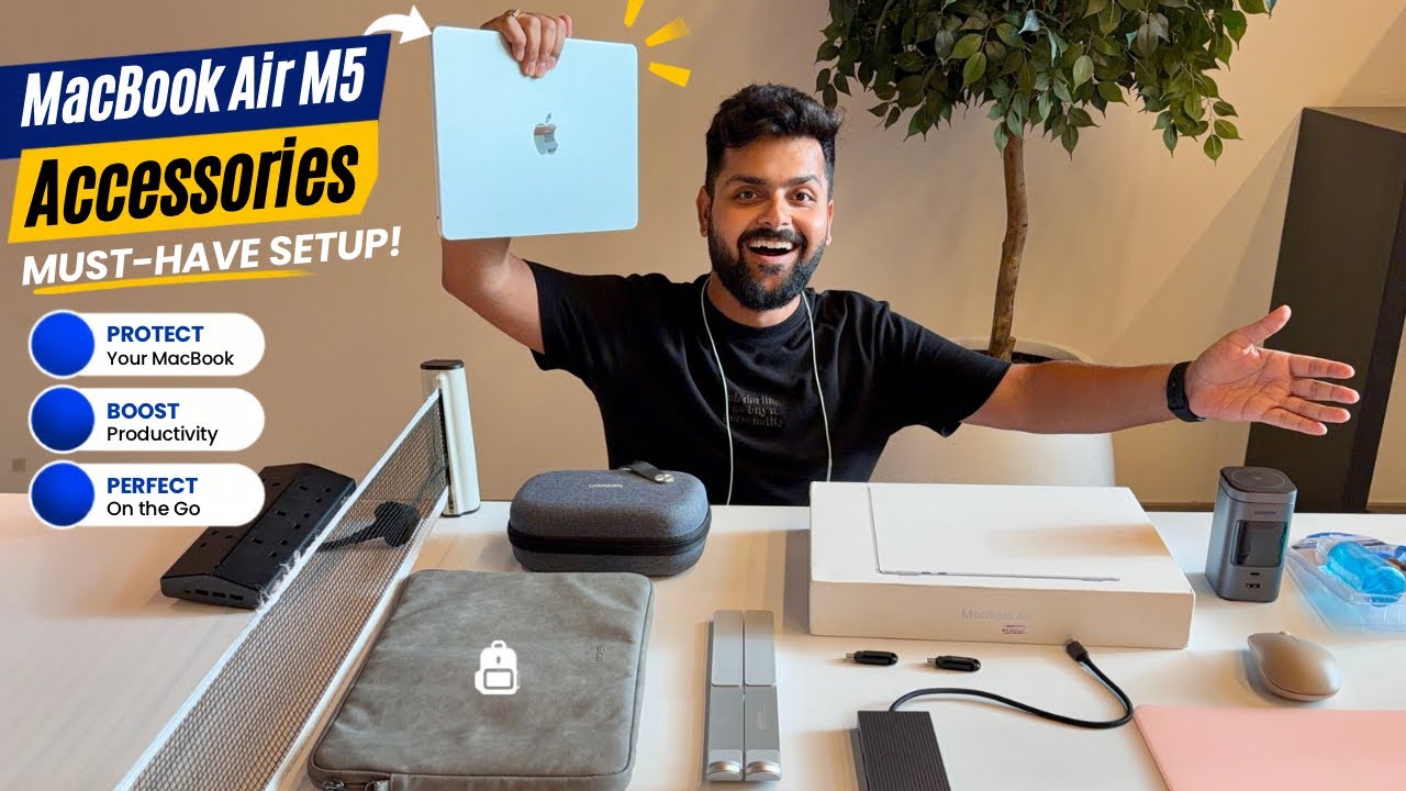 Top 10 Best MacBook Air M5 Accessories - Essentials You Will Use Everyday!
