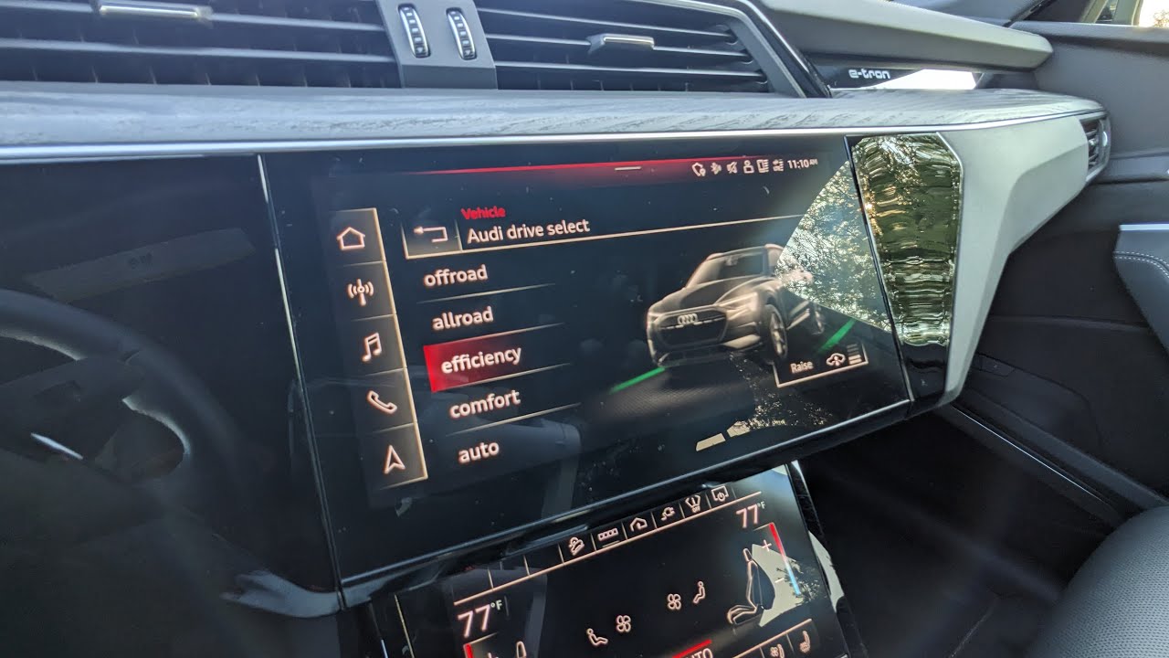 Режимы вождения Audi e-tron 2022 года | Audi Drive Select