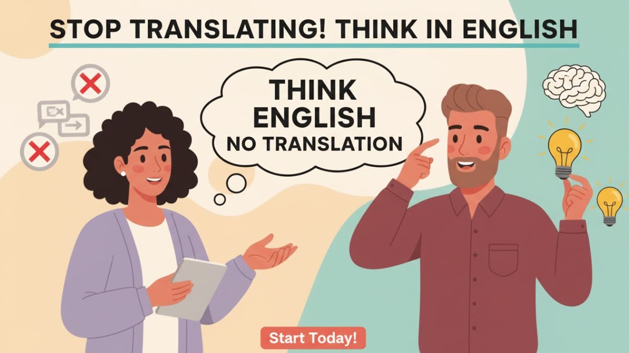 Stop Translating! Start Thinking in English Naturally | TalkFluent