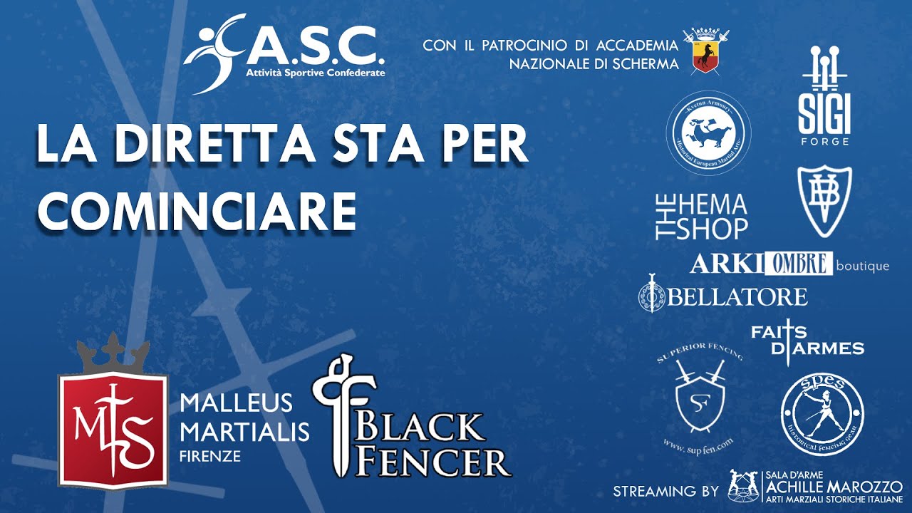 Torneo di qualificazione Scherma Storica ASC - Finali Spada e Brocchiero