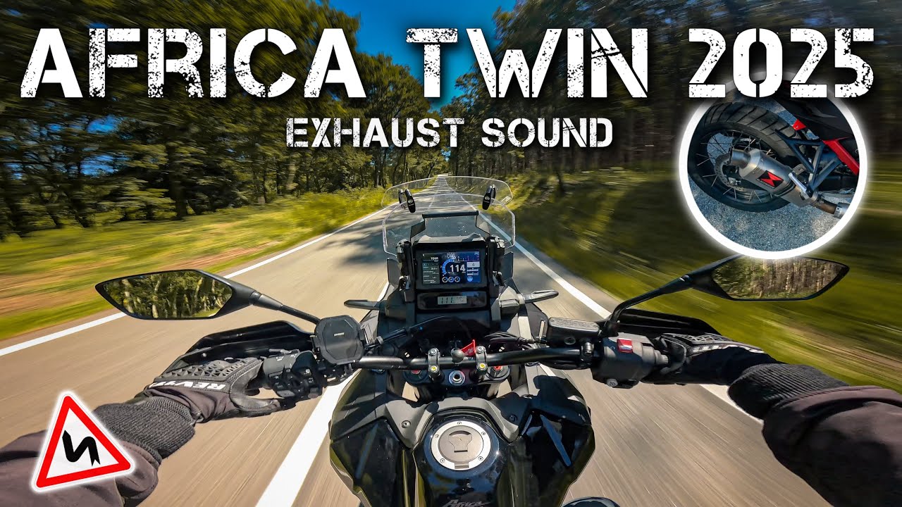 I'VE FITTED AN EXHAUST ON MY HONDA AFRICA TWIN 2025 🔊 [4K RAW Onboard]