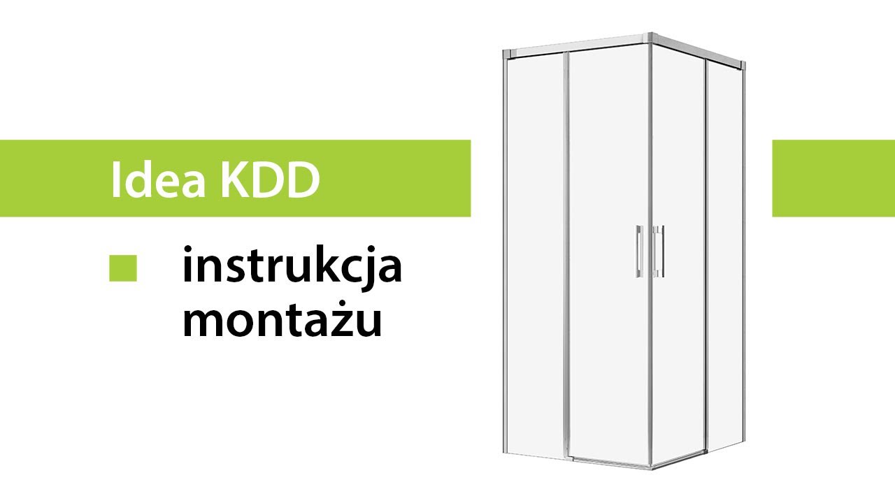 Radaway Idea KDD - Montaż kabiny prysznicowej