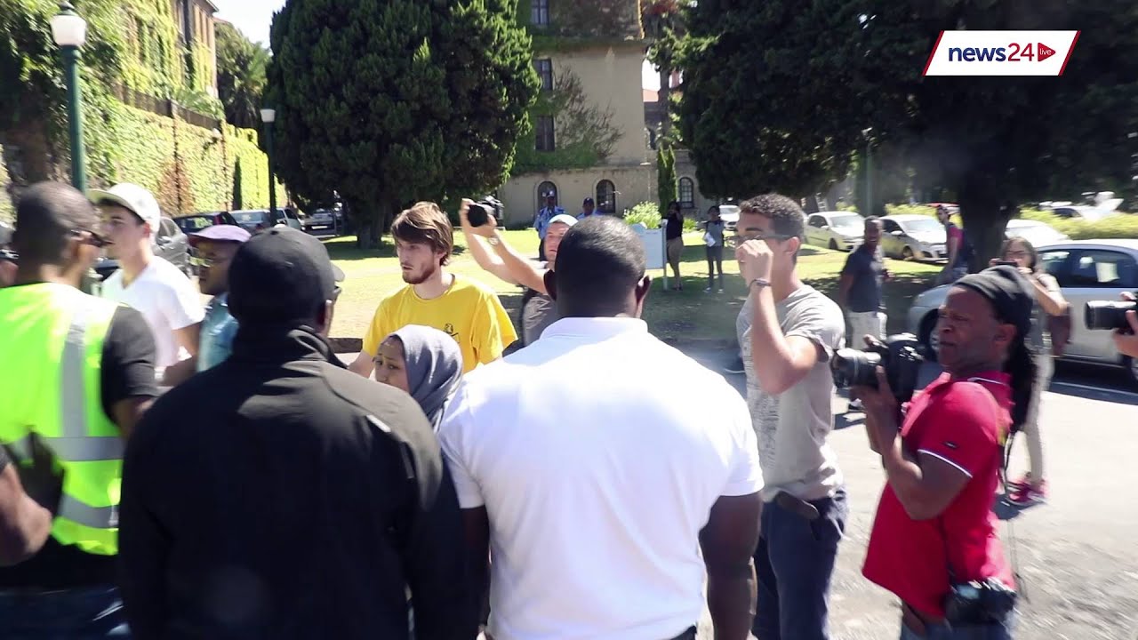 WATCH: UCT private security clashes with students on campus