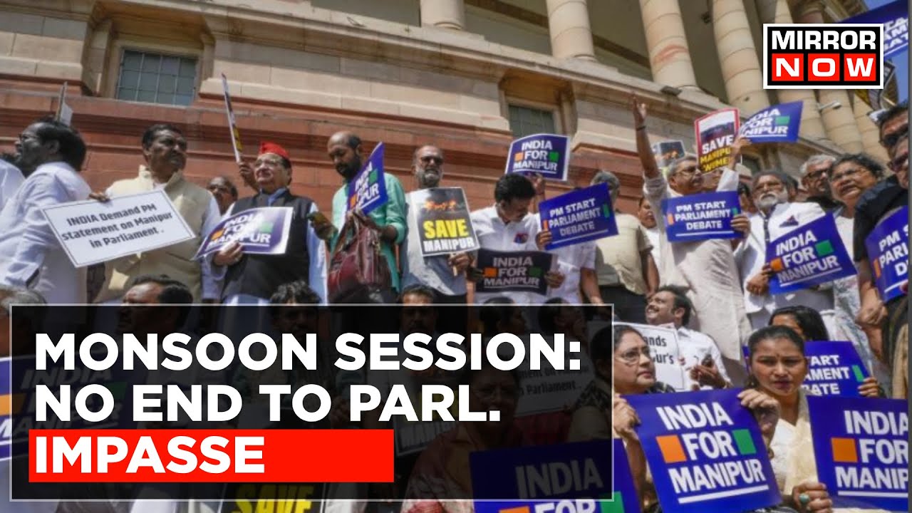 Parliament Monsoon Session: Opposition Digs In Heels On Manipur, BJP Rakes Up Rajasthan | Top News