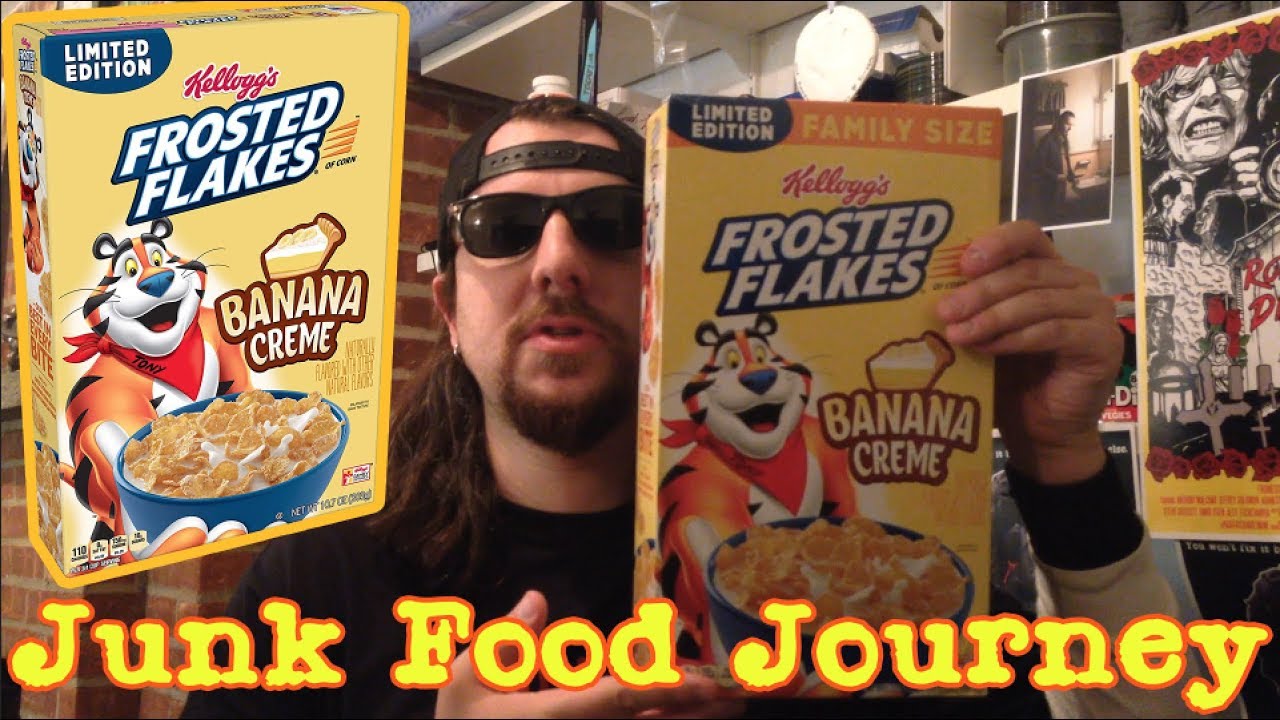 Banana Cream Frosted Flakes Review - Junk Food Journey Episode #15
