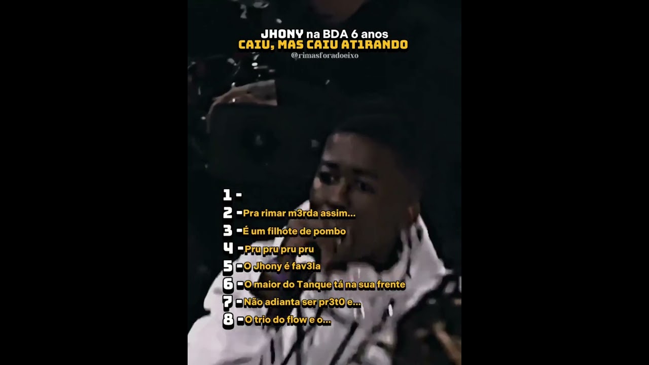JONHY BDA 6 ANOS PT.FINAL #batalhaderima #rimas  #rap