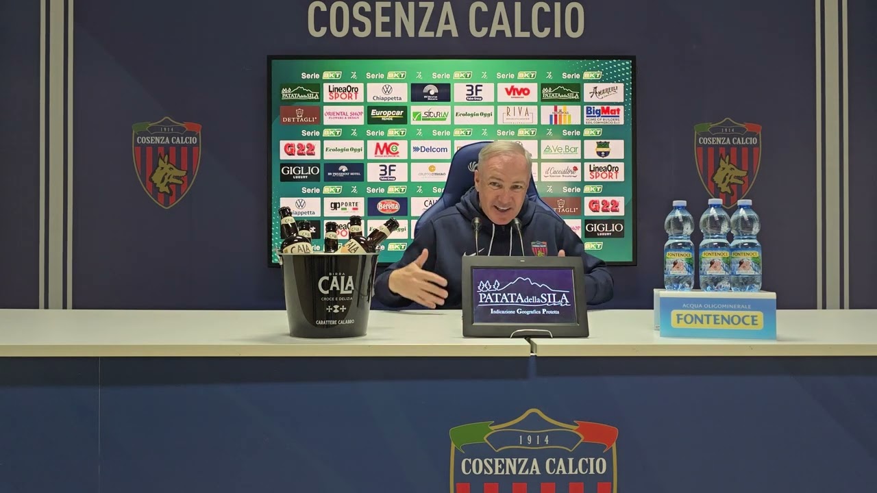 🎙️Bentornato Mister Alvini. Le parole del tecnico in sala stampa alla vigilia di Frosinone-Cosenza