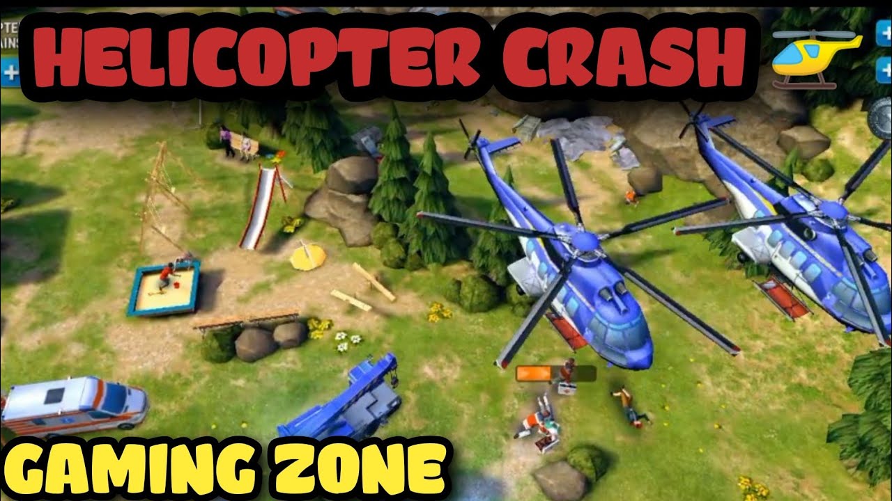 Emergency HQ Game pay Level 500 Helicopter Crash in the mountains | EMHQ Rescue Game #EMHQ