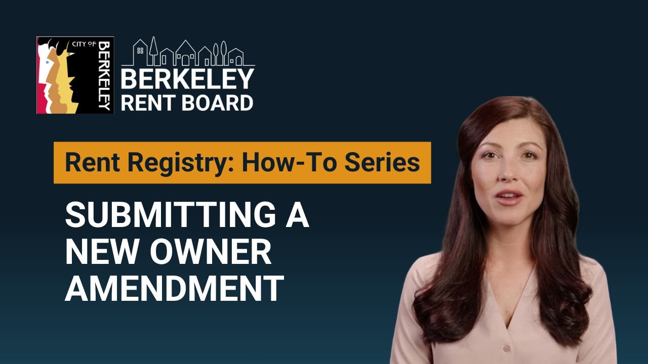 Submitting a New Owner Amendment