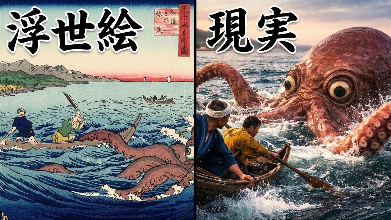江戸時代の海辺の暮らしが美しすぎる… AIで浮世絵を現実に！