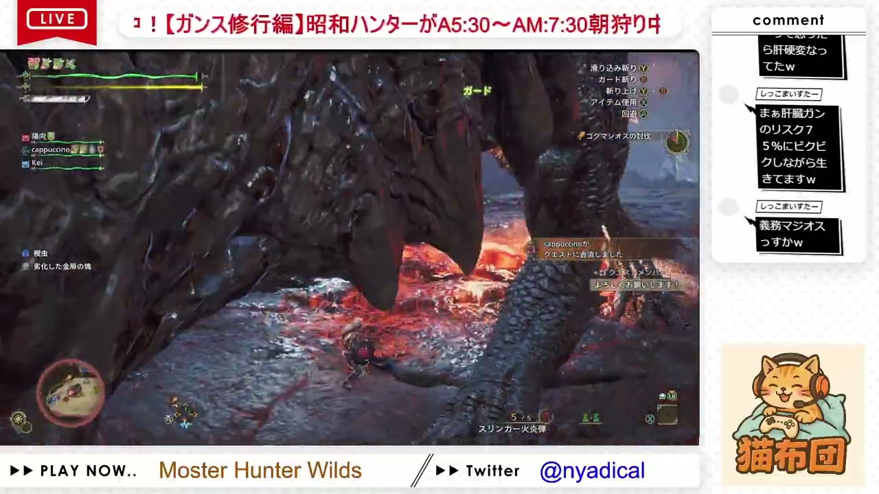 #254【MH:Ws】昭和ハンターが泣きながら朝狩り中【ガンス修行編】