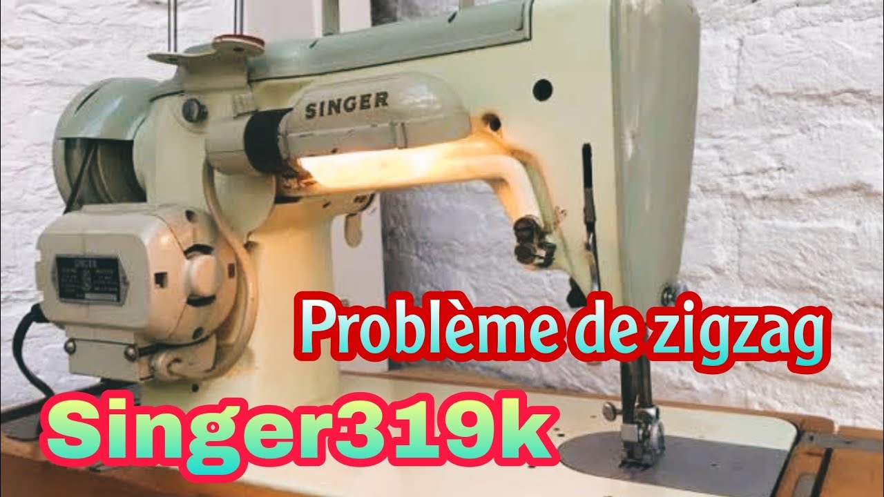 Singer model 319k sewing machine Zigzag adjustment