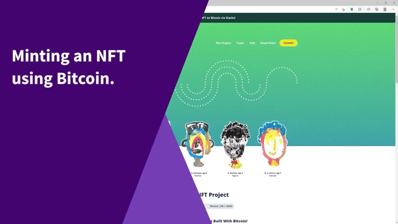 How to mint an NFT using Bitcoin
