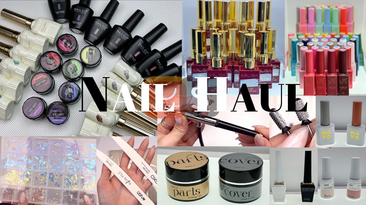 Sub Eng • 2NE1🌙 Nail Material ASMR Разбоксирование Hawl 21.ver | SHEIN | AilExpress | Self Nail