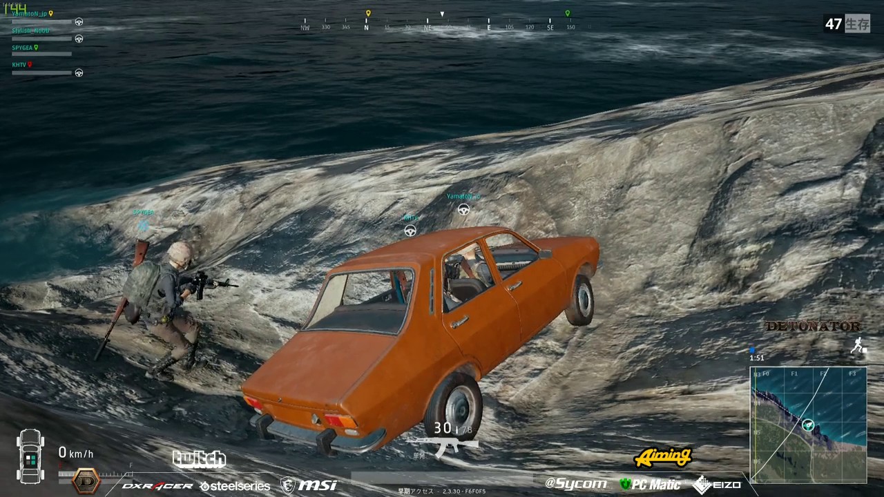 [PUBG] DeToNator 4スナイパー SQUAD