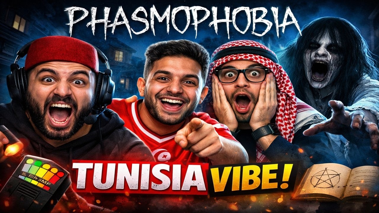 WE HUNTED A GHOST… BUT IN TUNISIAN STYLE 🇹🇳😱 | Phasmophobia