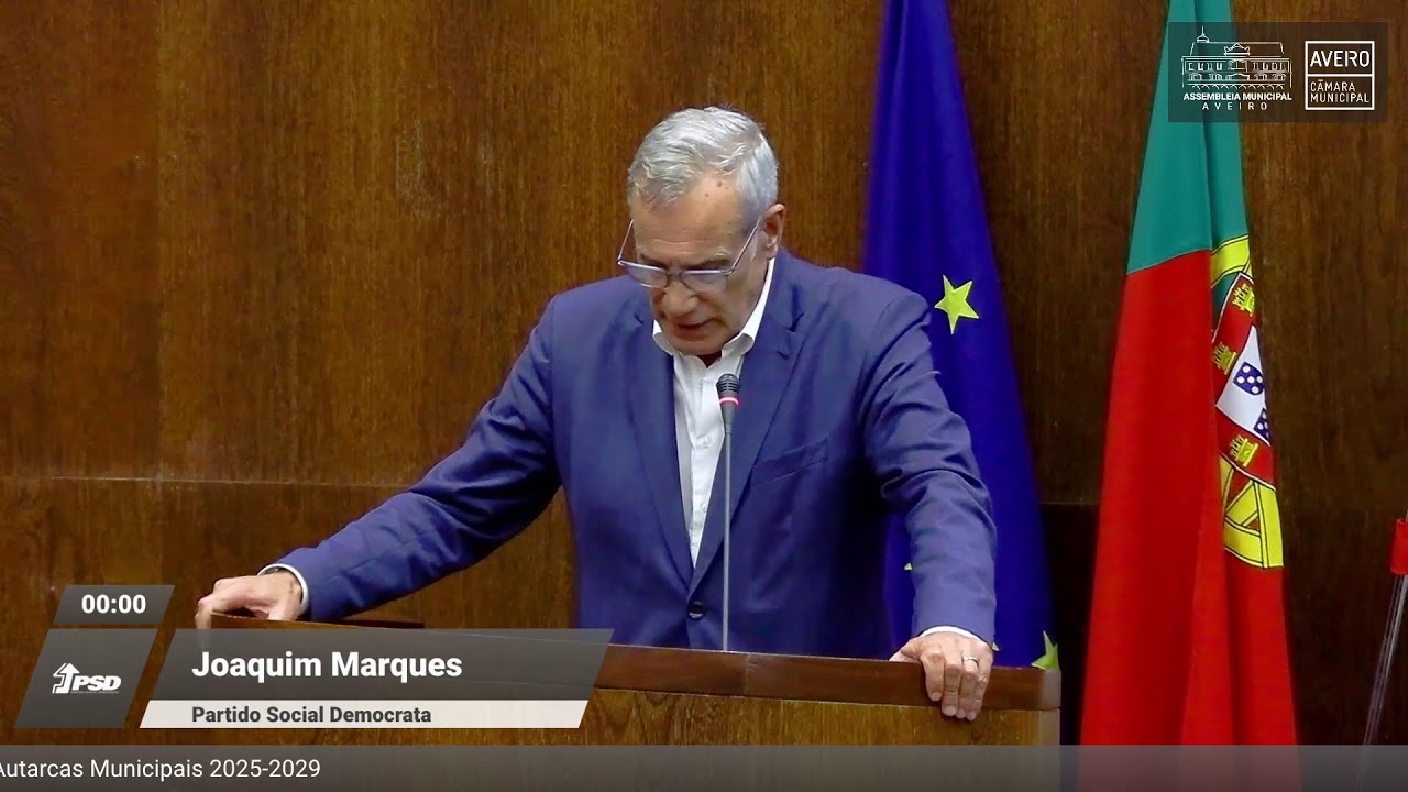 Instalação da Assembleia Municipal de Aveiro - Tomada de Posse dos Autarcas Municipais 2025-2029